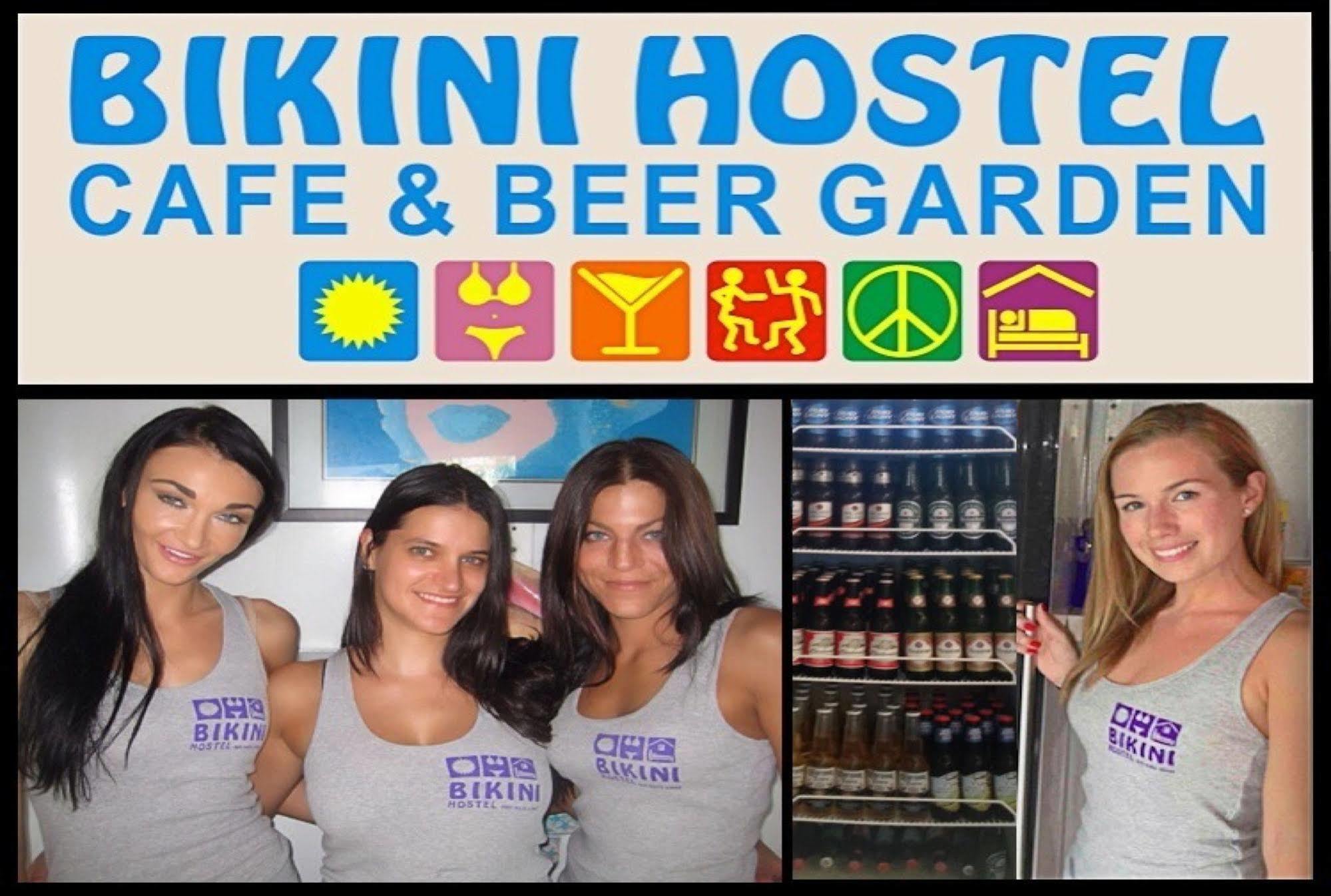 ビキニ ホステル カフェ ＆ ビア ガーデン マイアミビーチ エクステリア 写真